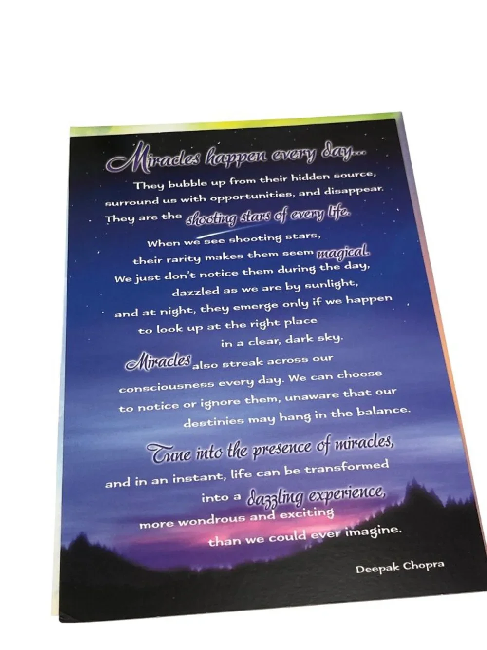Heaven Within Inspirational Cards & Envelopes By Deepak Chopra Lot Of 8 Cards
